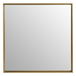 Louann Solid Wood Flat Wall Mirror