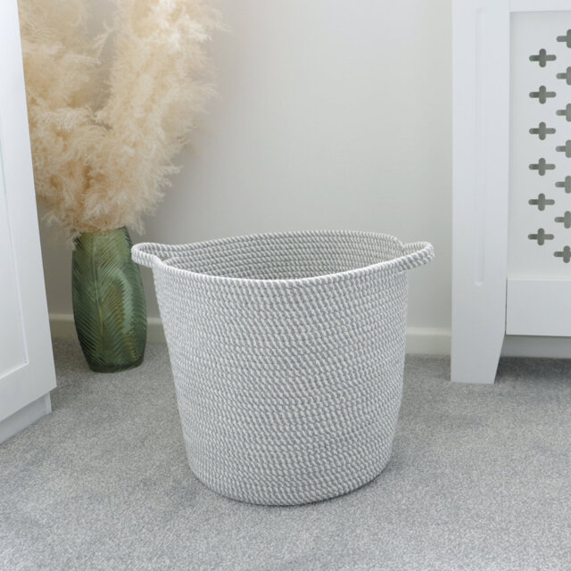 JVL Fabric Decorative Basket