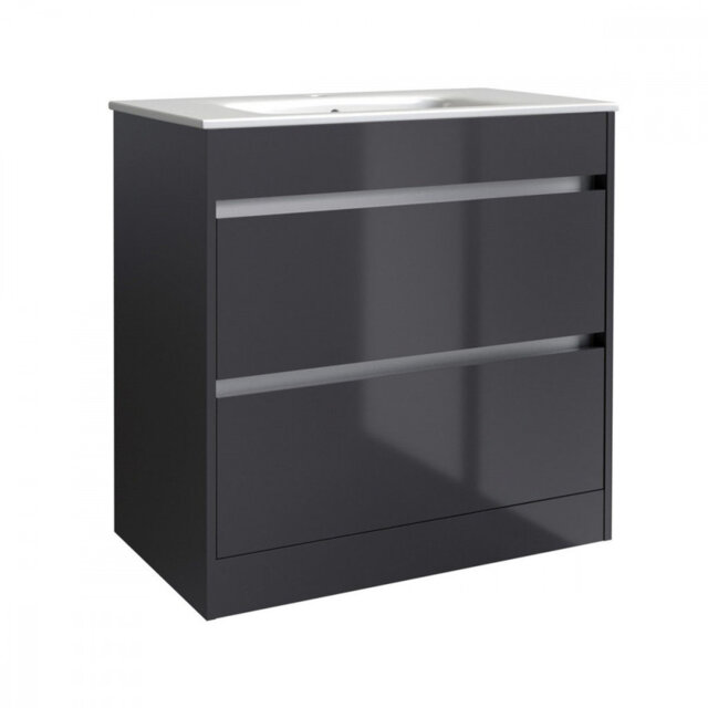 Clifton 590mm Free Standing Single Bathroom Vanity with Vitreous China Basin