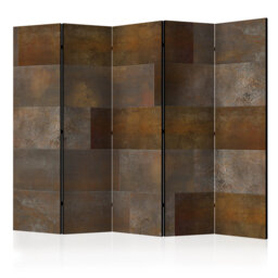 225cm W x 172cm H 5 - Panel Wood Folding Room Divider