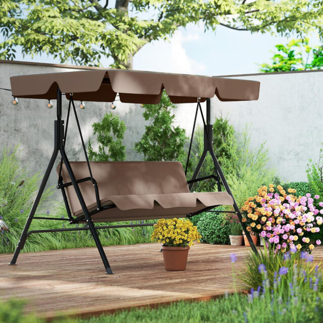 Porch Swing with Canopy