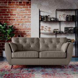 Marylin 3 Seater Leather Sofa