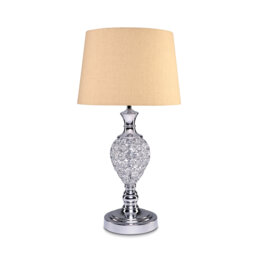Colten Chrome Crystal Decorative Modern Table Lamp
