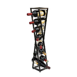 Chonie Wine Bottle Rack Black