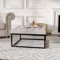 Linen Upholstered Bench