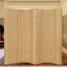 Staley 250cm W x 165cm H Bamboo / Rattan Folding Room Divider