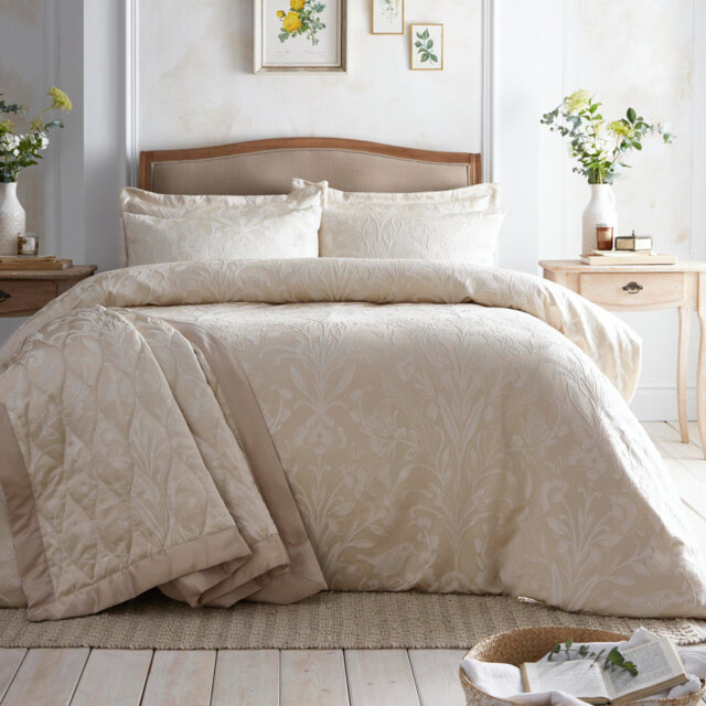 Beige Modern & Contemporary 3 Piece Duvet Cover Set