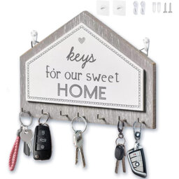 Lavertue Wall Organizer with Key Hooks