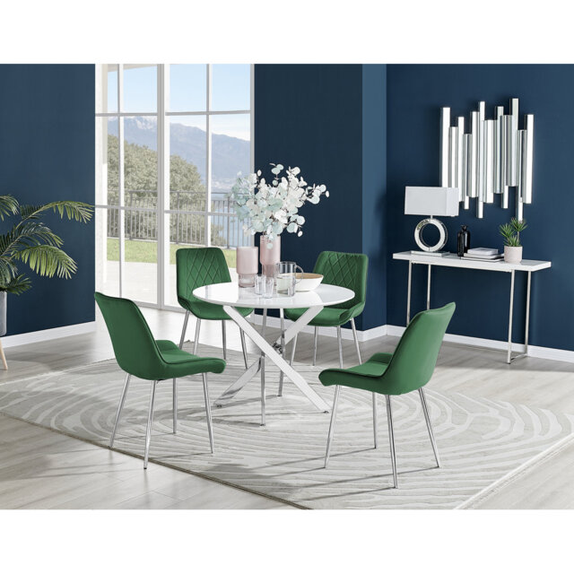 Eubanks 4 - Person Dining Set