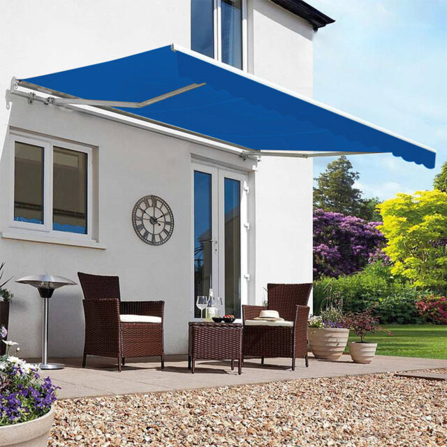 Outdoor Retractable Patio Awning for Window and Door