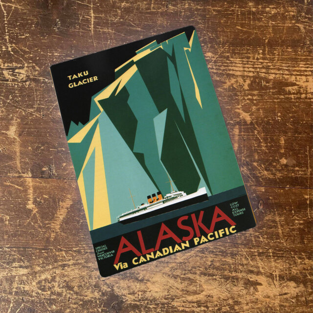 Alaska Via Canadian Pacific Travel Wall Décor