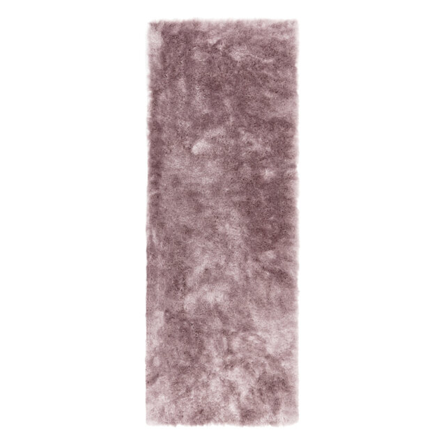 Makaila Silky Shaggy Pink Area Rug