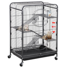 4-Tier Rolling Pet Cage