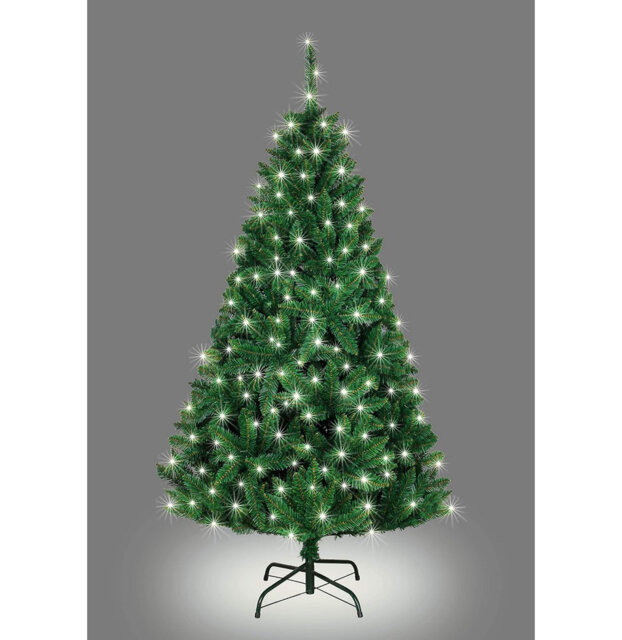6.89' H Lighted Artificial Christmas Tree