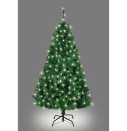 6.89' H Lighted Artificial Christmas Tree