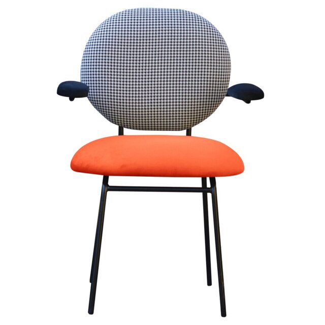 Plum Upholstered Armchair