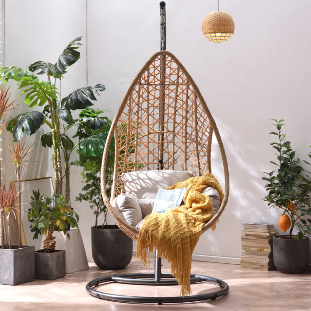 wayfair hanging egg chair