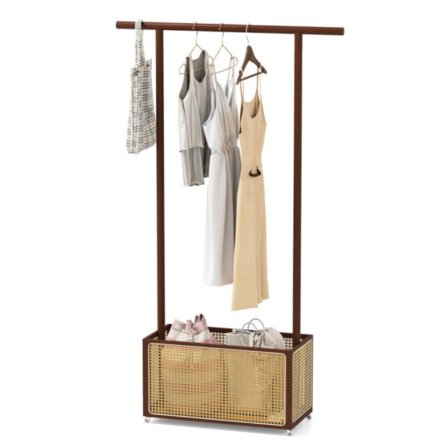 100cm Rolling Clothing Rack