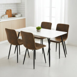 Whalen Marble Effect Dining Table