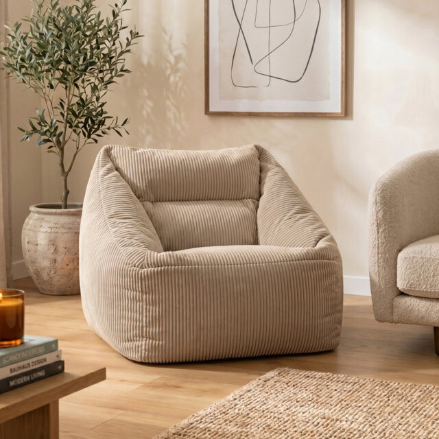 Natalia Corduroy Armchair Bean Bag