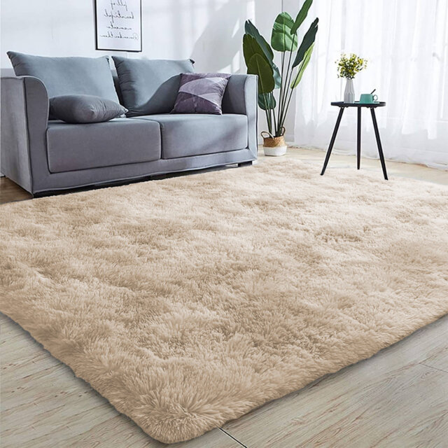 Fluffy Shaggy Rug Area Rugs Living Room