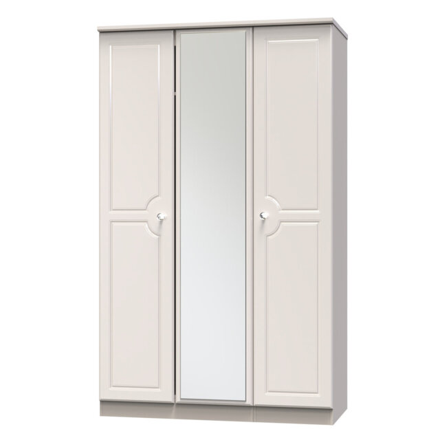 Stratford Triple Mirror Wardrobe in Kashmir Gloss & Kashmir