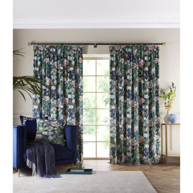 Waterlily Room Darkening Curtain Pair