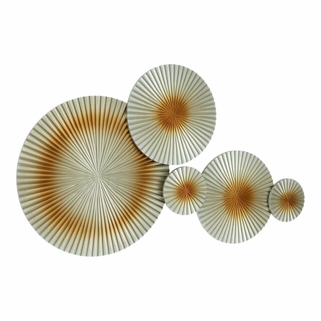 Sculpture Abstract Discs Wall Décor