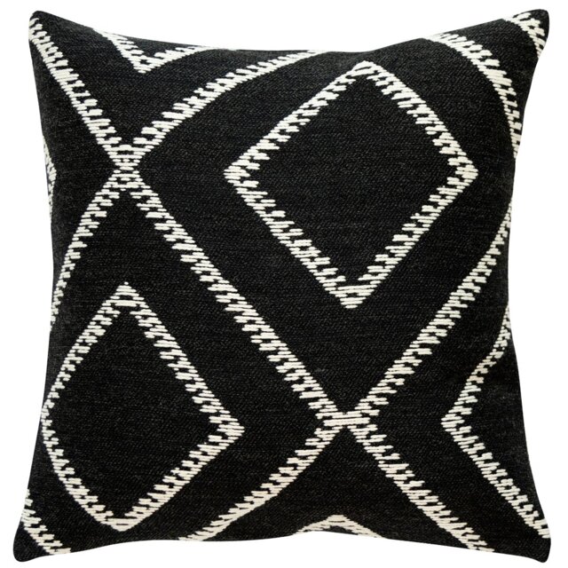 Rivoli Feathers Geometric Scatter Cushion with filling