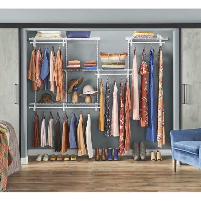 2.4m Heavy Duty ShelfTrack Wardrobe System by ClosetMaid
