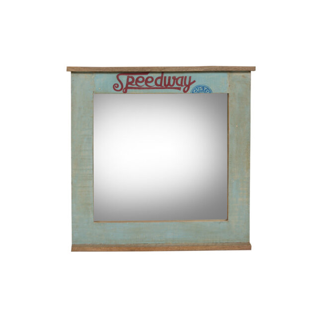 Grantham Wood Flat Wall Mirror