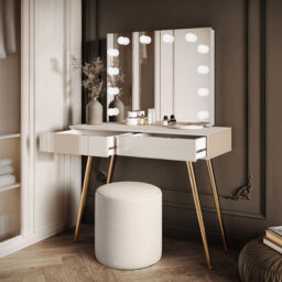SIENNA GOLD ELITE Dressing Table with Angled Legs