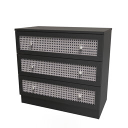 Fully Assembled Bucket 3 Drawer 76.5cm W Chest of Drawers