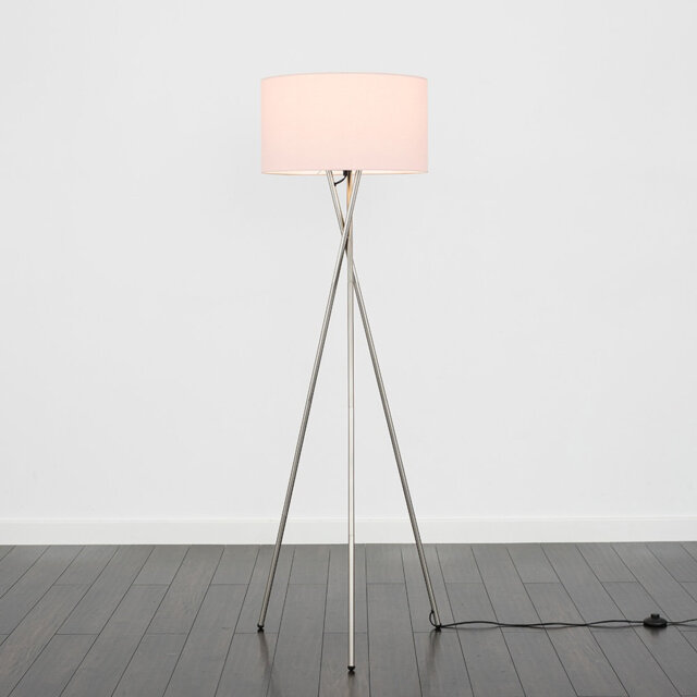 Misner 155cm Camden Tripod Floor Lamp with Large Reni Shade