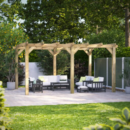 Powersheds 16 x 12ft Timber Pressure Treated Pergola