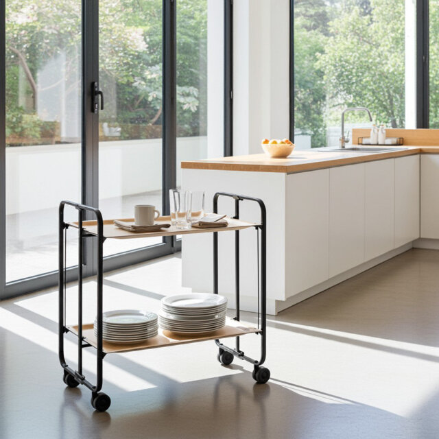 Mald Serving Cart