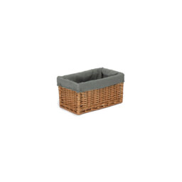 Wicker Lined Storage Basket