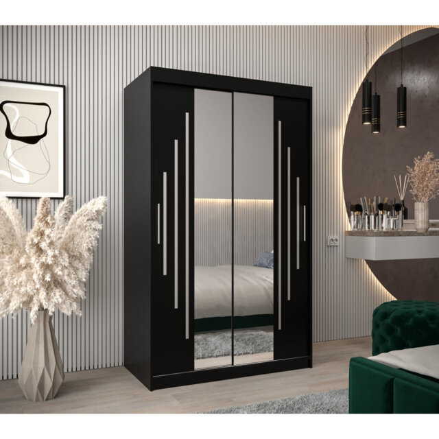 Abdurrahmaan 2 Door Manufactured Wood Wardrobe