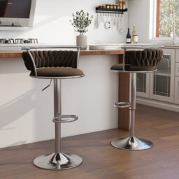 Christal Height Adjustable Swivel Bar Stool