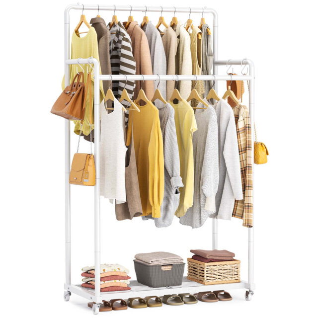 Bonville 72cm Rolling Clothing Rack