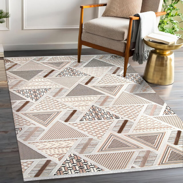 Stylish Area Rugs Soft Entryway Rug Pad Bedroom Rugs Non Slip Floor Mat Indoor Hallway Carpet BY008