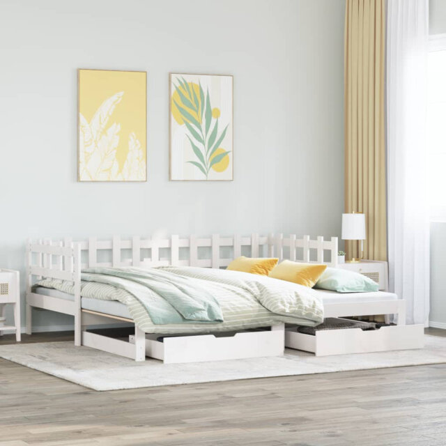 Mogos Solid Wood Daybed with Trundle