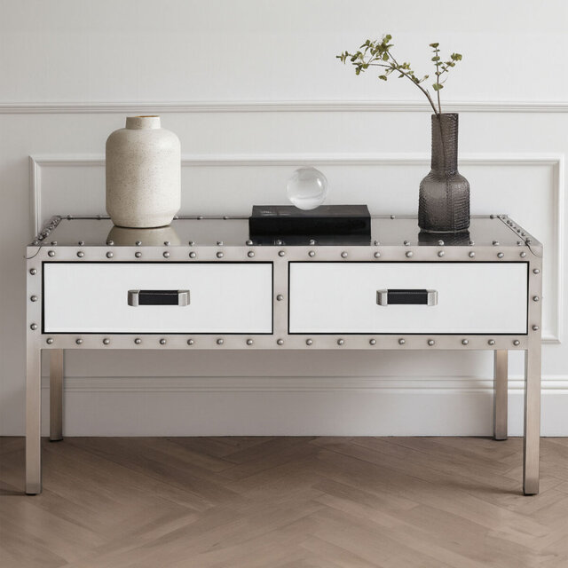 Keaton Sled Coffee Table with Storage