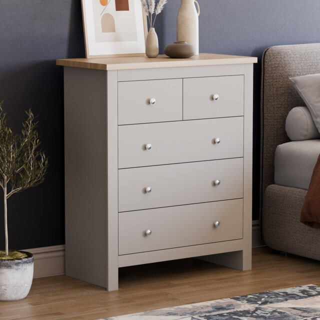 Morley 5 Drawer 79Cm W Chest Of Drawers