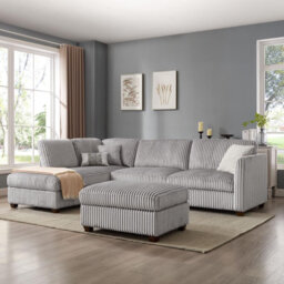 Chatrine Corner Sofa With Footstool