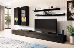 "Bursey Unfinished Entertainment Center for TVs up to 75"""