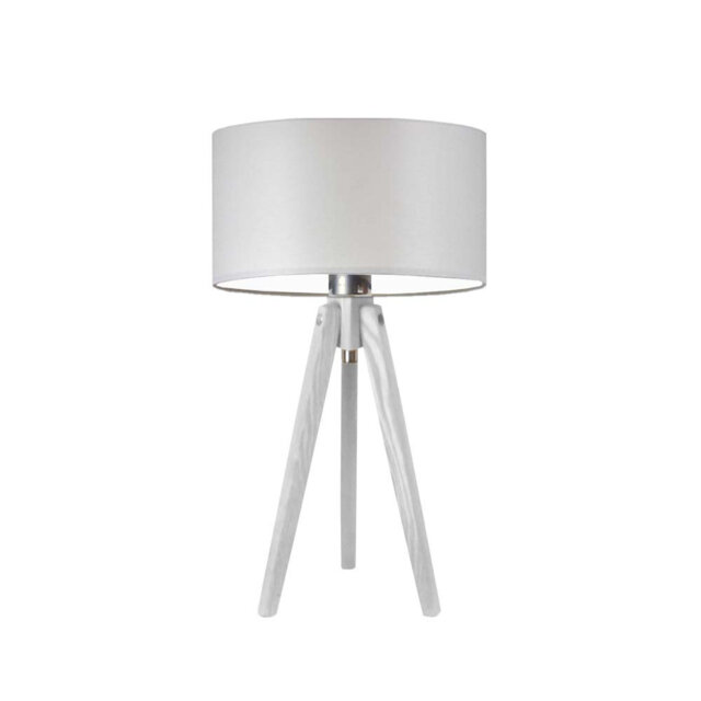 Balinas Solid Wood Tripod Lamp