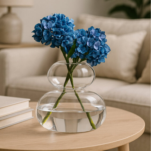 Eclipse Handmade Glass Table Vase
