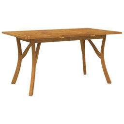 Rosalind Wheeler Garden Table 150X90x75 Cm Solid Wood Acacia