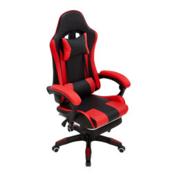 Metro Lane Adjustable Reclining Ergonomic Swiveling PC & Racing Game Chair in Red；black